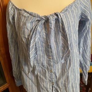 FREE PEOPLE STRIPPED TOP